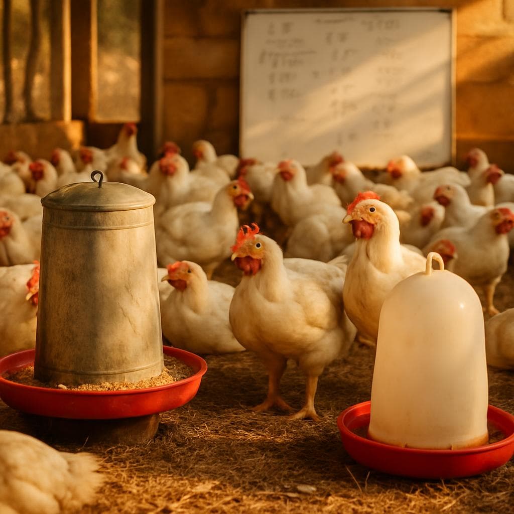 Calculer la rentabilité d'une bande de 500 poulets de chair : le budget complet