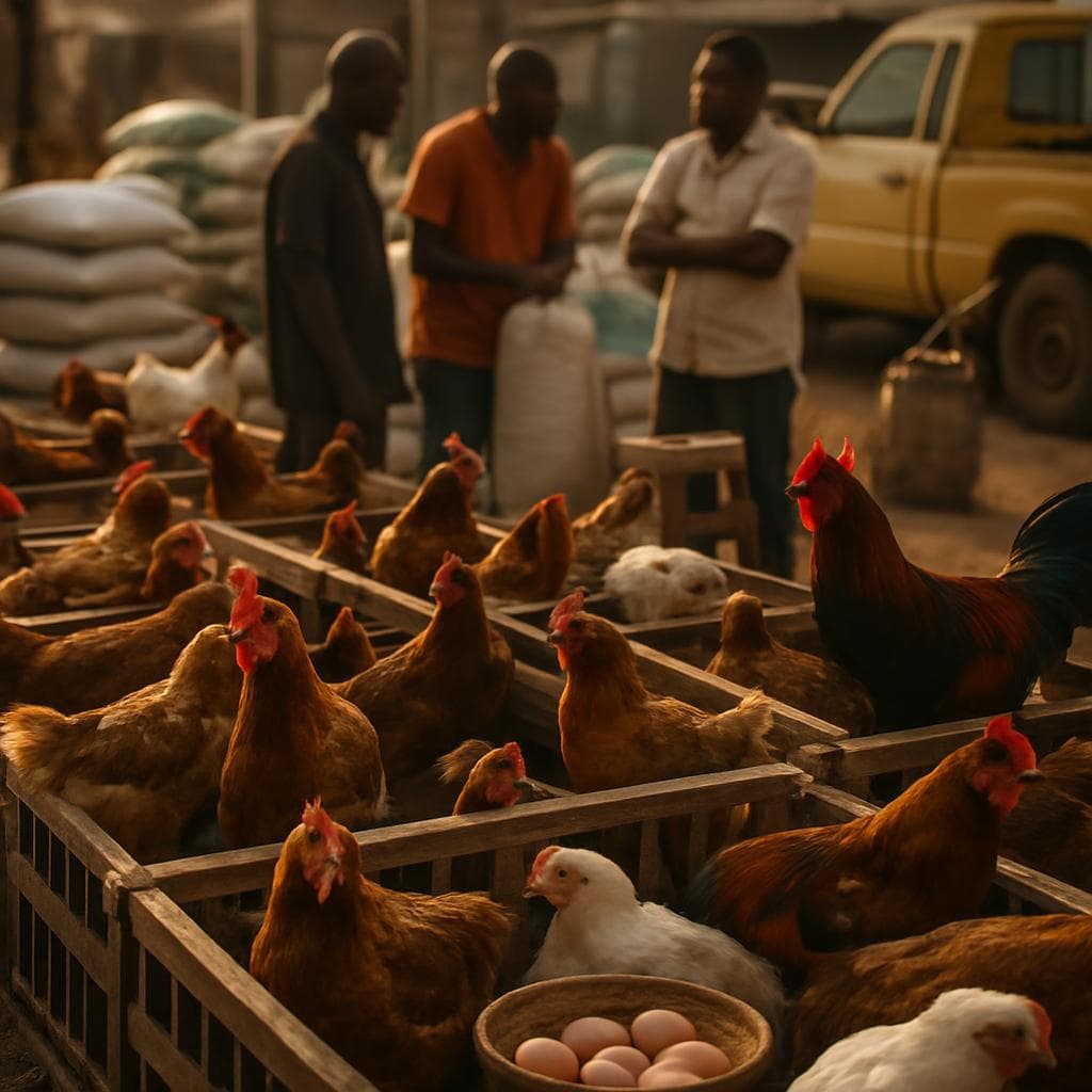 Choisir entre poulet de chair et poule pondeuse : quel élevage pour quel budget en Côte d'Ivoire
