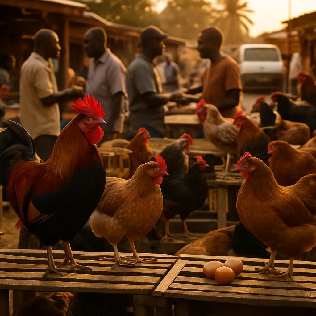 Choisir entre poulet de chair et poule pondeuse : quel élevage pour quel budget en Côte d'Ivoire