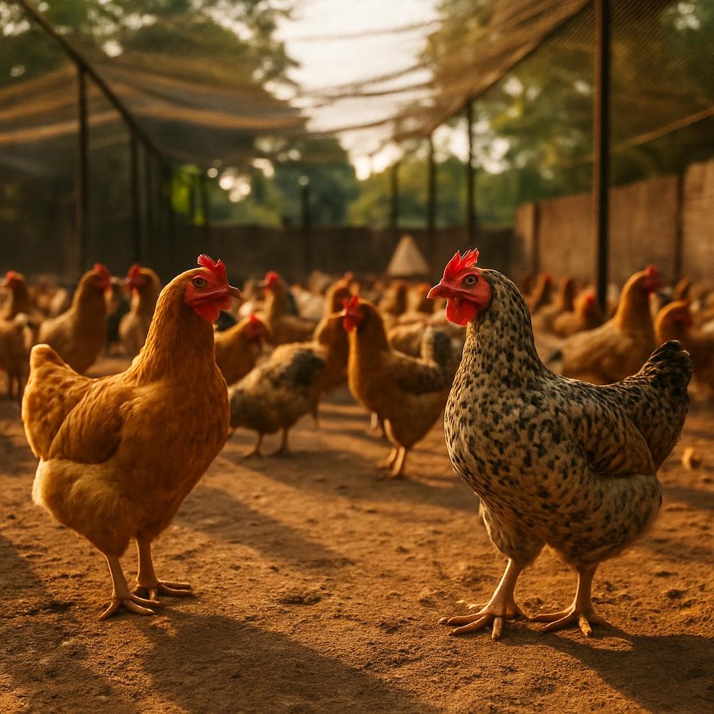 Choisir sa souche de poulet de chair : Cobb 500, Ross 308 et souches adaptées à la CI