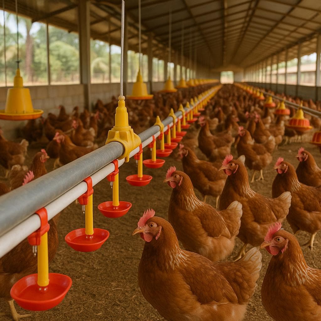 Choosing a Suitable Drinker for a Chicken Coop of 1000 Birds