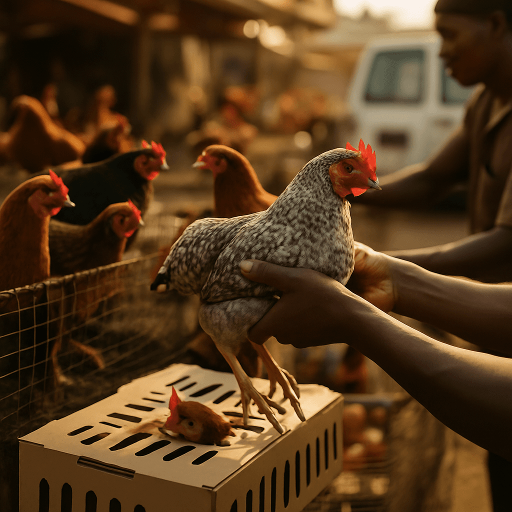 Comment vendre ses poulets au marché local en Côte d'Ivoire ?