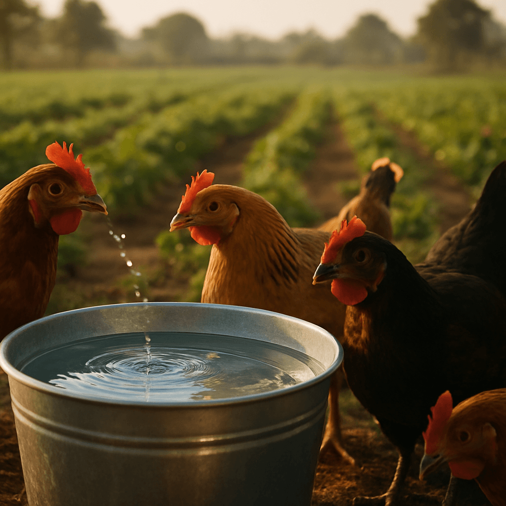 Eau de boisson des volailles : l'aliment le plus négligé de l'élevage