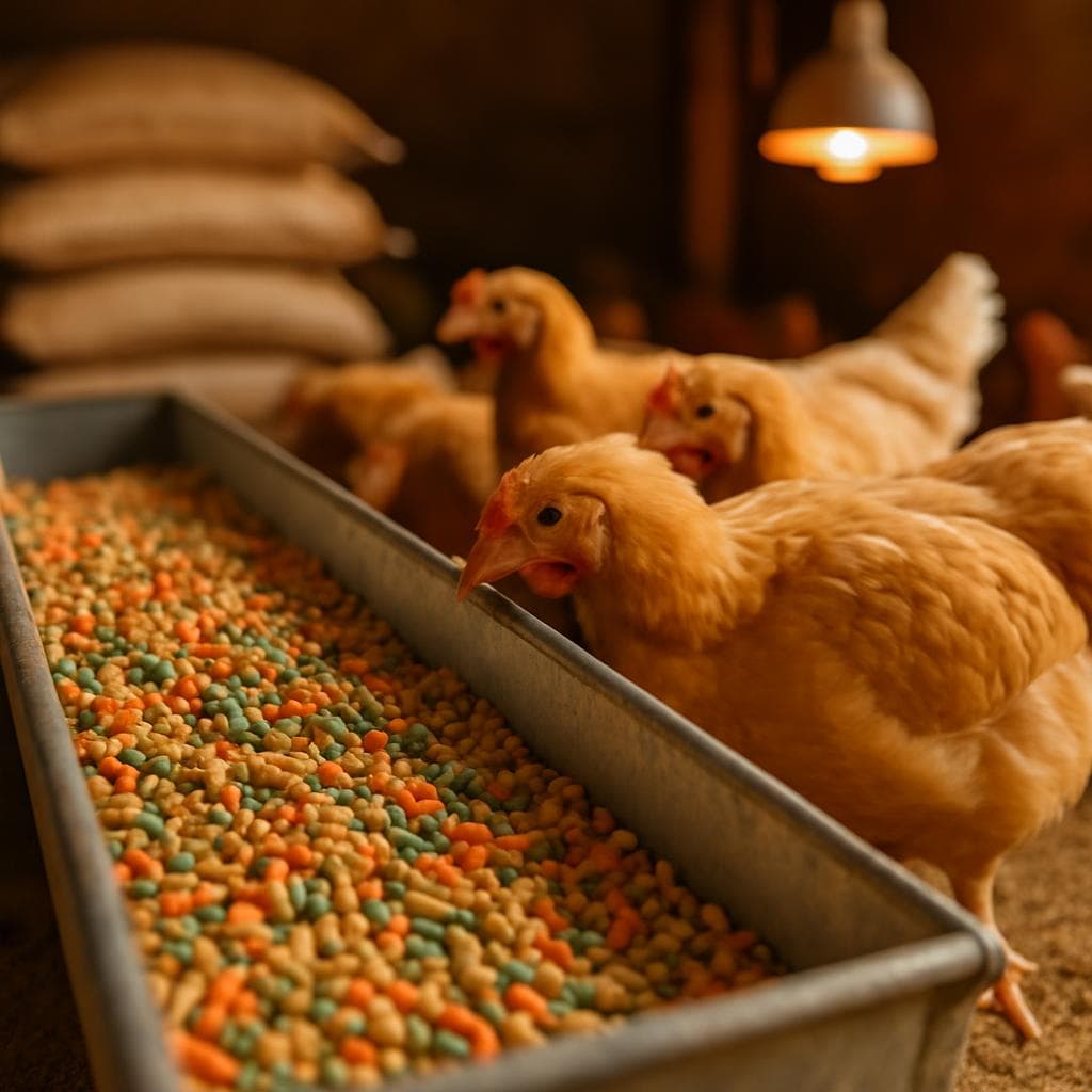 L'alimentation du poulet de chair : démarrage, croissance, finition