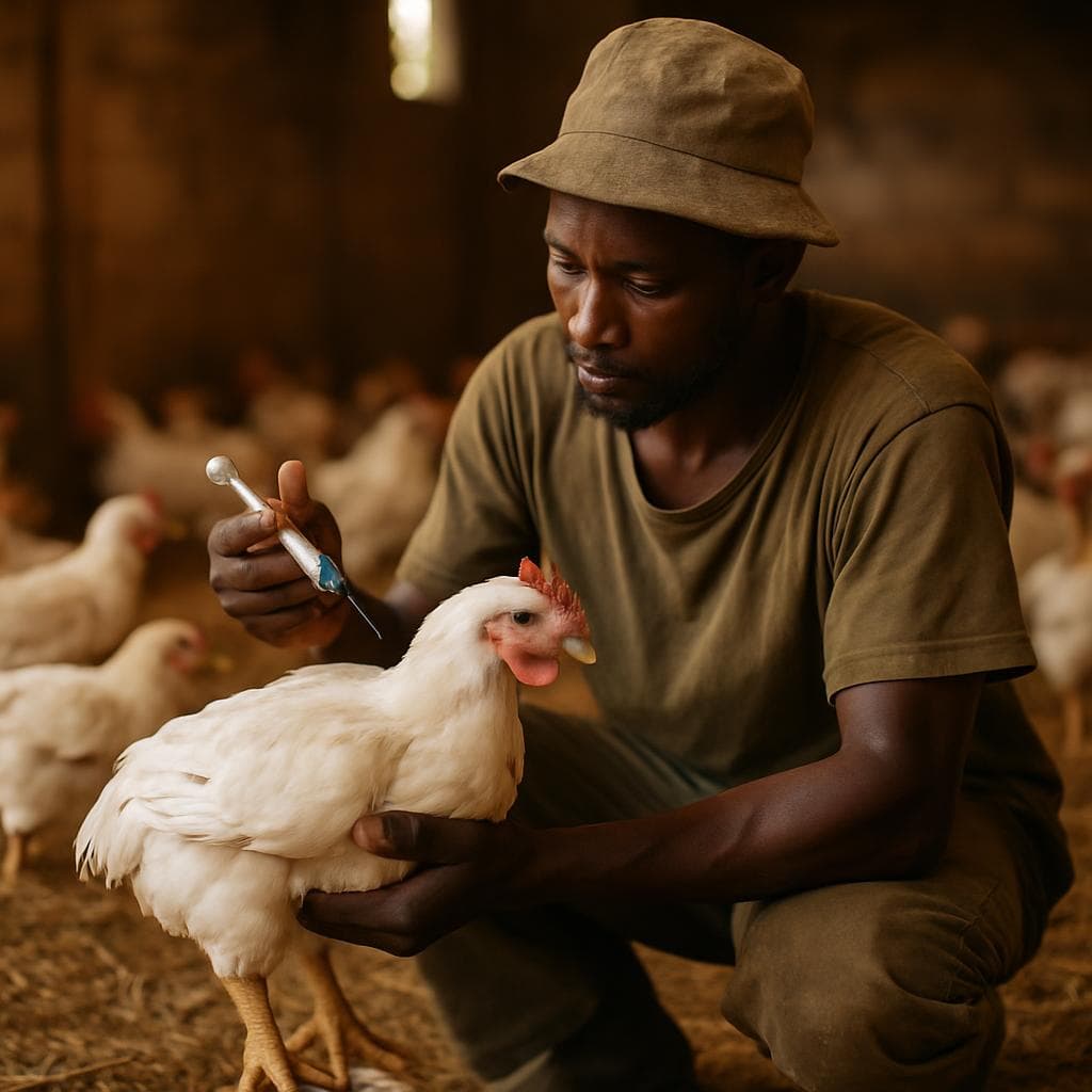 Le programme de vaccination du poulet de chair en Côte d'Ivoire