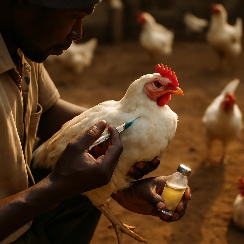 Le programme de vaccination du poulet de chair en Côte d'Ivoire