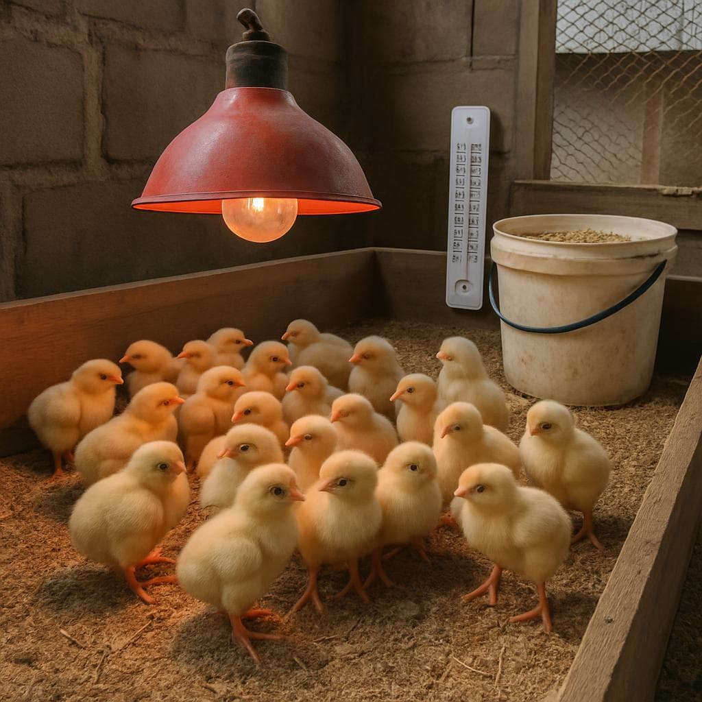 Mortalité des poussins la première semaine : causes et solutions