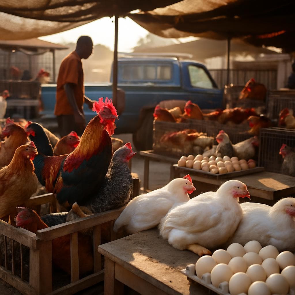 Poulet bicyclette vs poulet de chair : marché et opportunités en Côte d'Ivoire