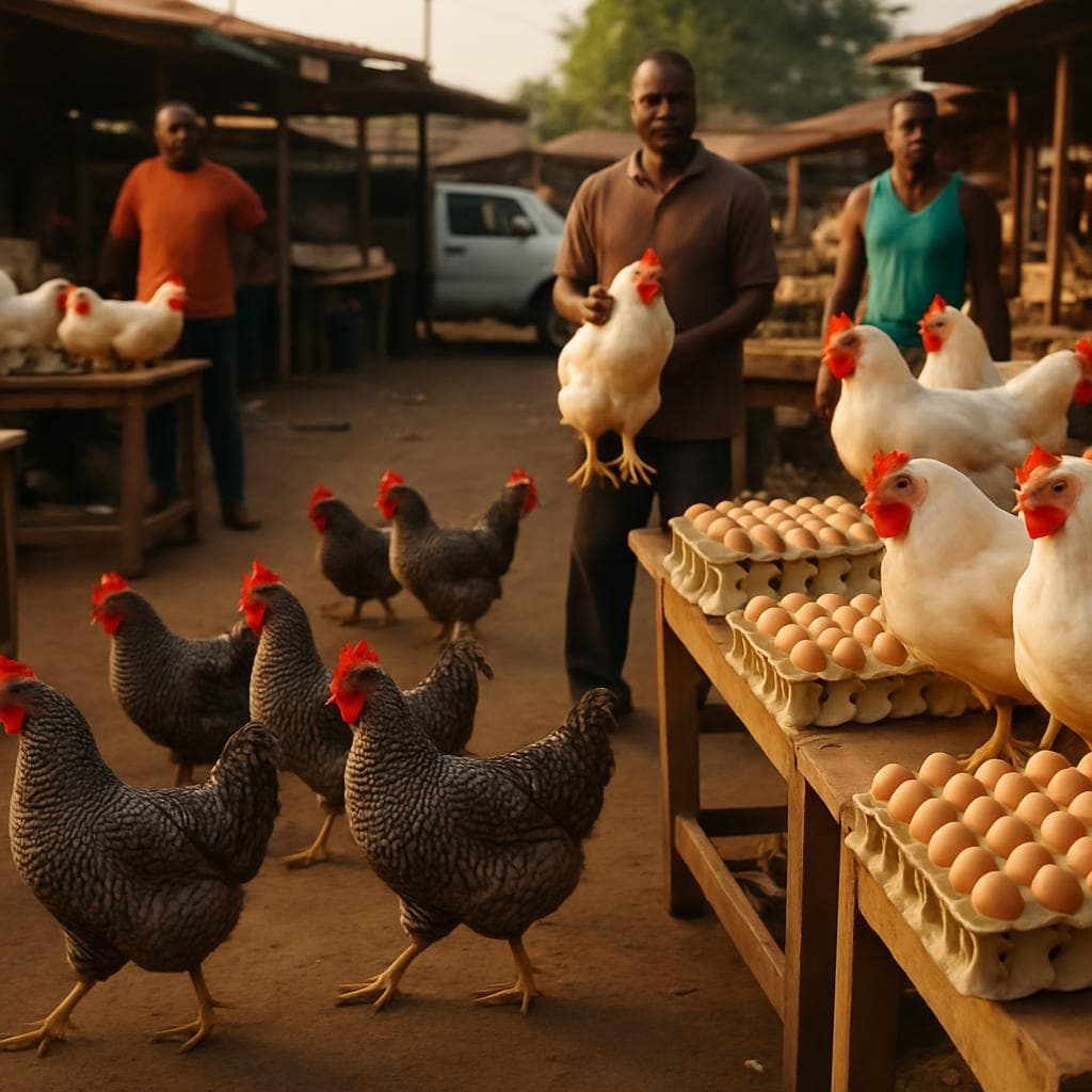 Poulet bicyclette vs poulet de chair : Marché et opportunités en Côte d'Ivoire