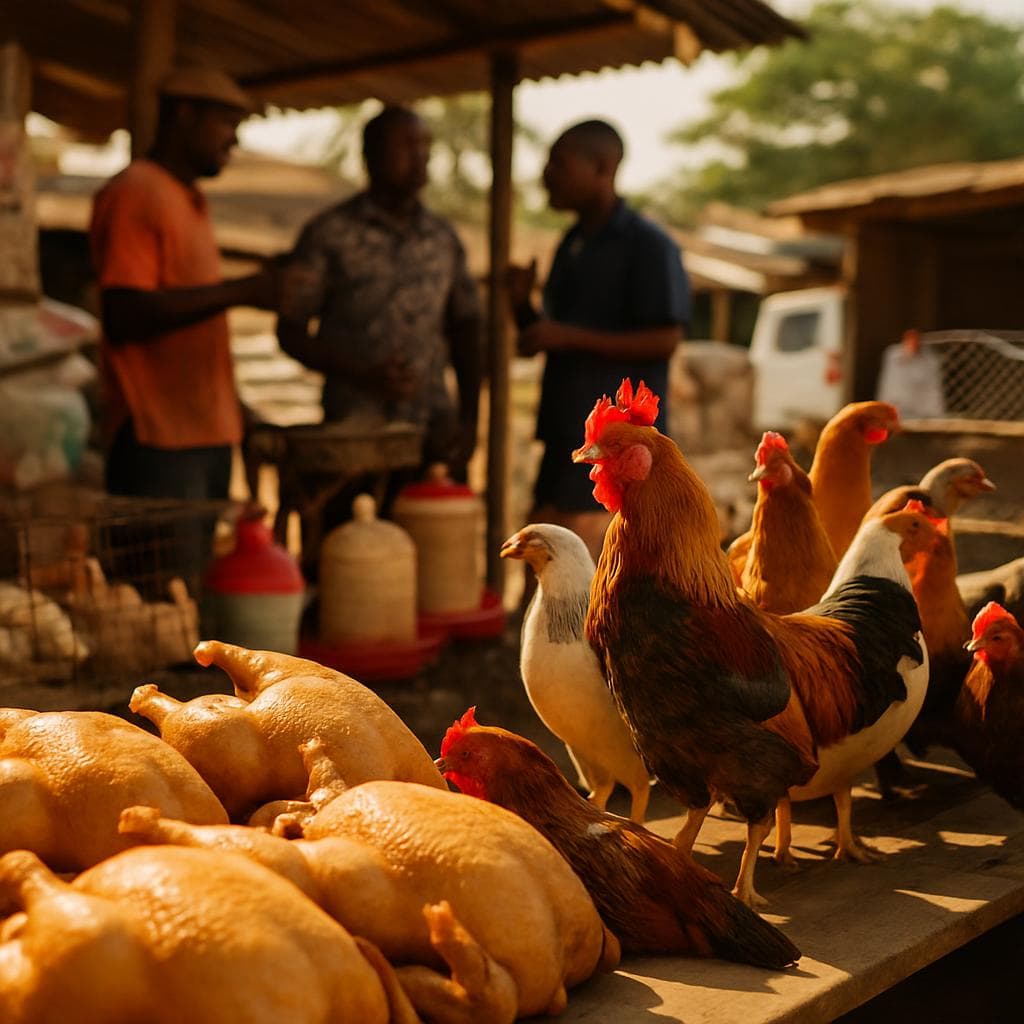 Poulet bicyclette vs poulet de chair : opportunités sur le marché ivoirien