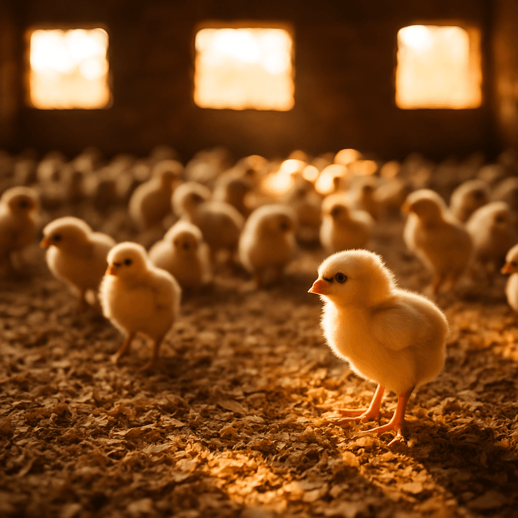 Quelle litière utiliser pour les poussins d'un jour ?