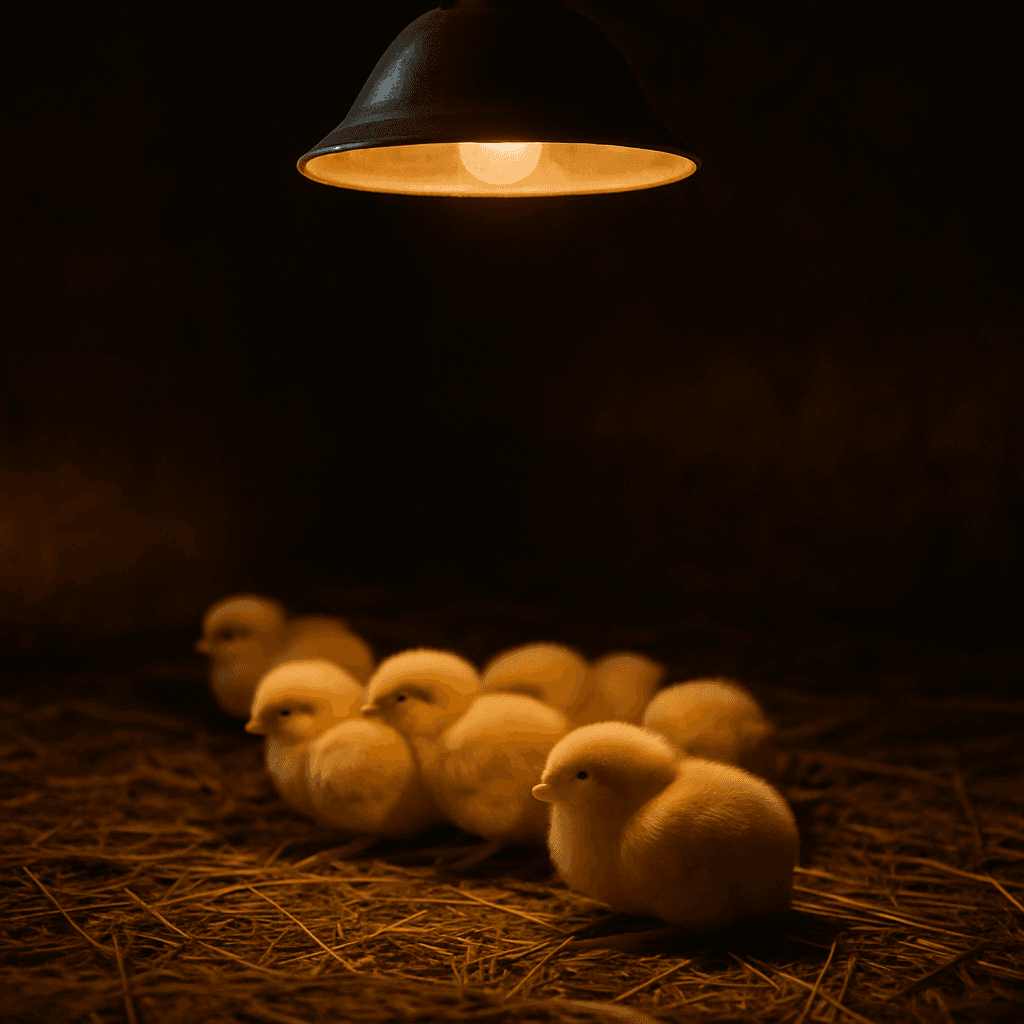 Quelle température pour les poussins la nuit ?