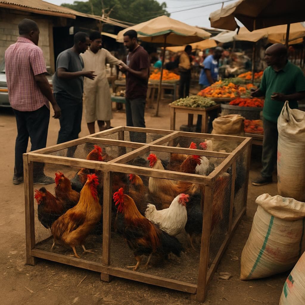 Selling poultry: markets, maquis, supermarkets — distribution channels in Côte d'Ivoire