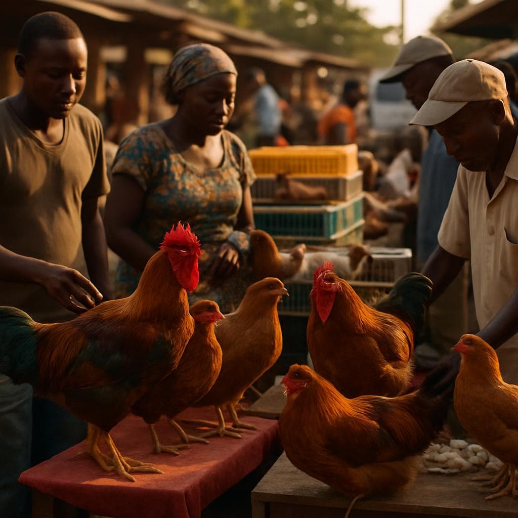 Vendre sa volaille : marchés, maquis, supermarchés — les circuits en Côte d'Ivoire