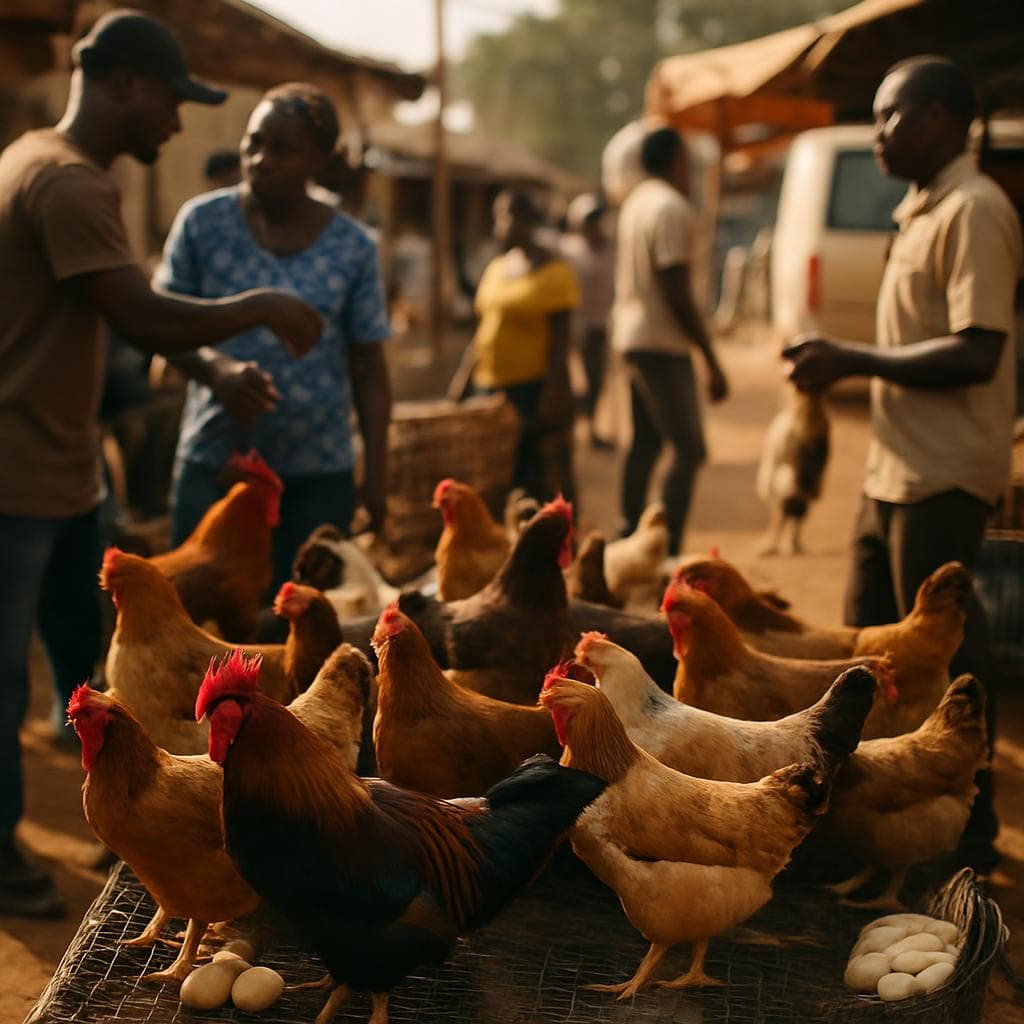 Vendre sa volaille : marchés, maquis, supermarchés — les circuits en Côte d'Ivoire